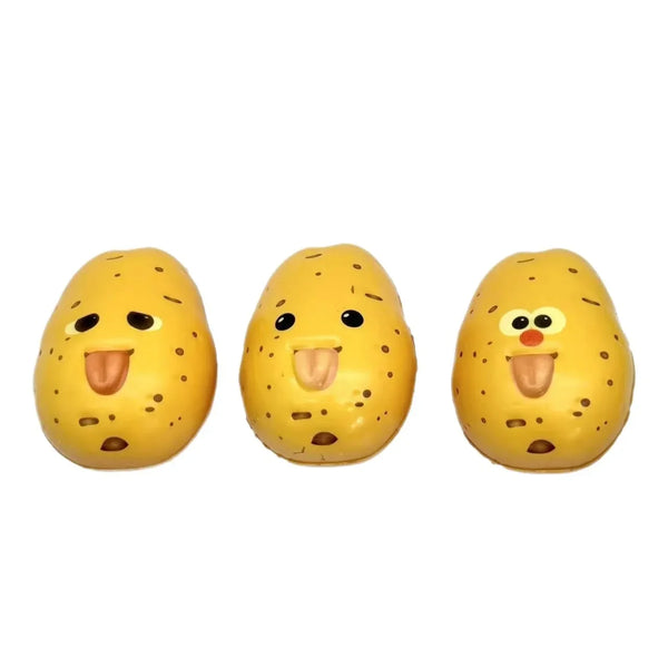 Cute Simulation Potato Strawberry Slow Rising Squishy Toys Cucumber Squeeze Fidget Toy PU Foam Stress Relief Decompression Gift