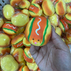 Crunchy hot dog pig squishy ball
