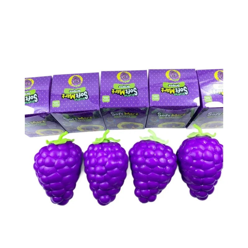 Jumbo grape squishy fidget toy
