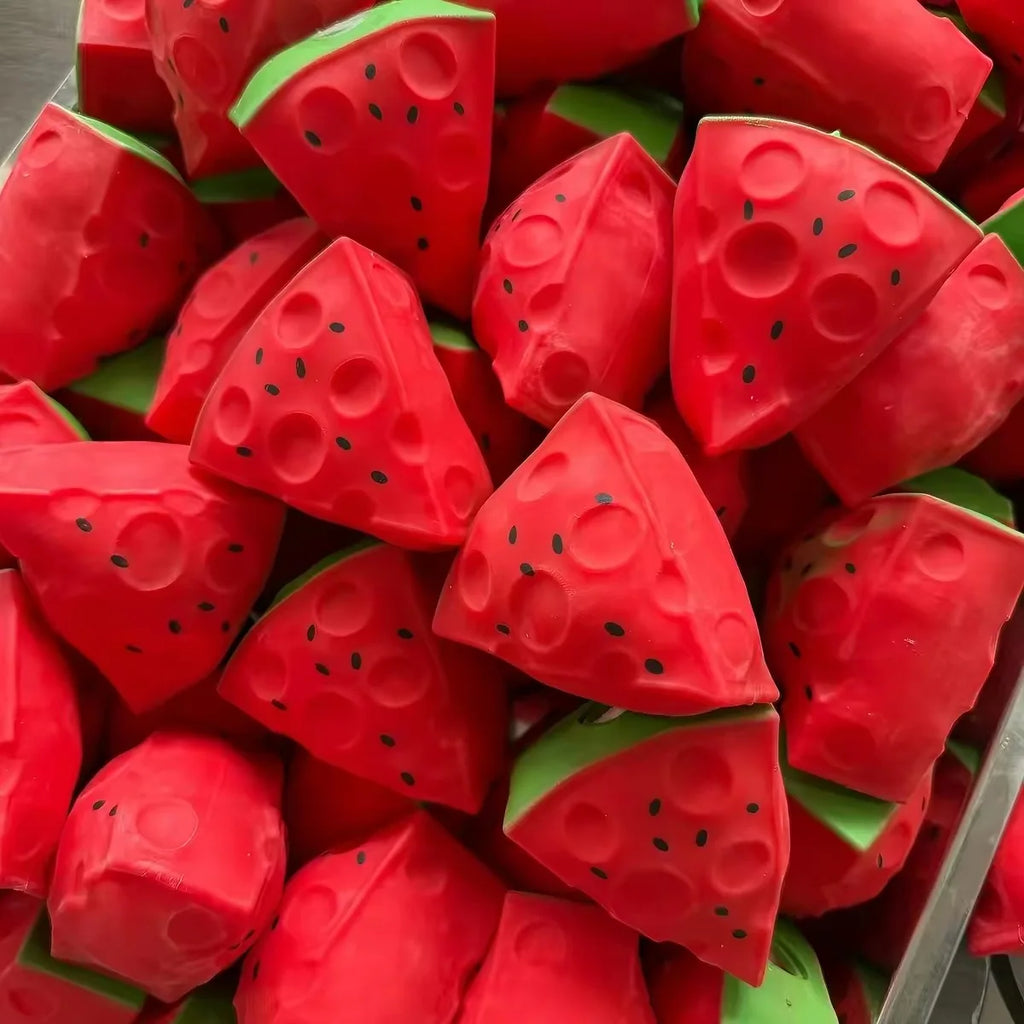Crunchy watermelon squishy stress ball