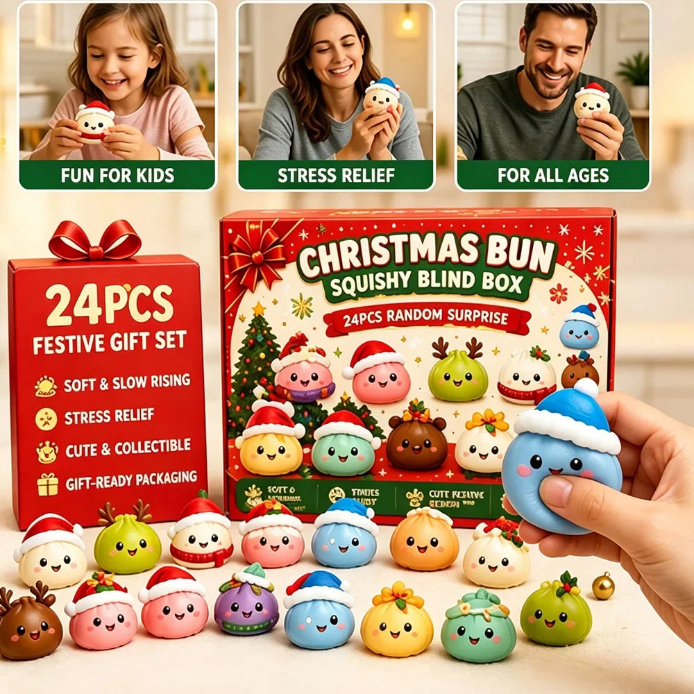 Christmas dumpling squishy advent calendar