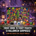 13 days of Halloween countdown calendar with squishy surprises