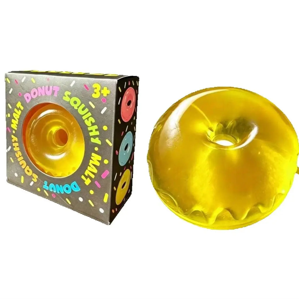 Clear maltose donut squishy stress ball - view 8