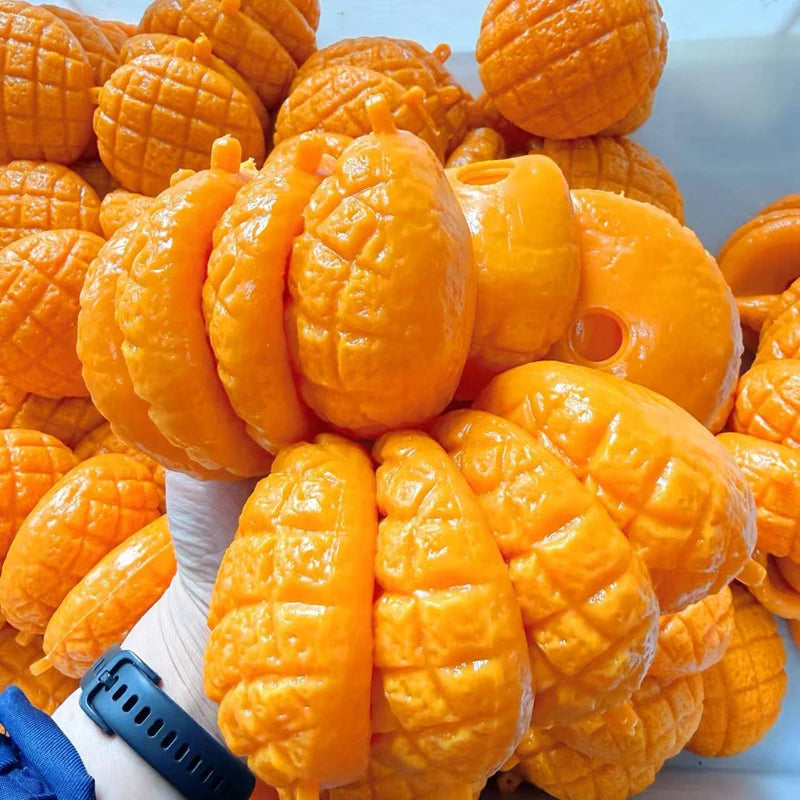 Pineapple bun squishy stress ball
