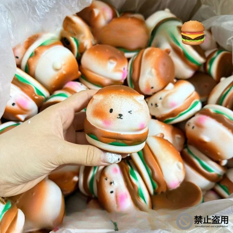 Crunchy pink pig squishy ball - view 17
