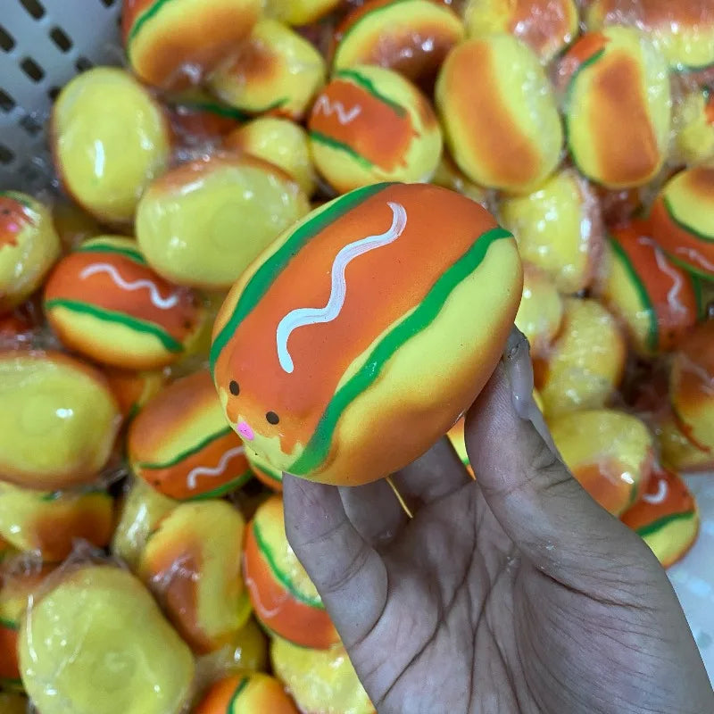 Crunchy hot dog pig squishy ball - view 4