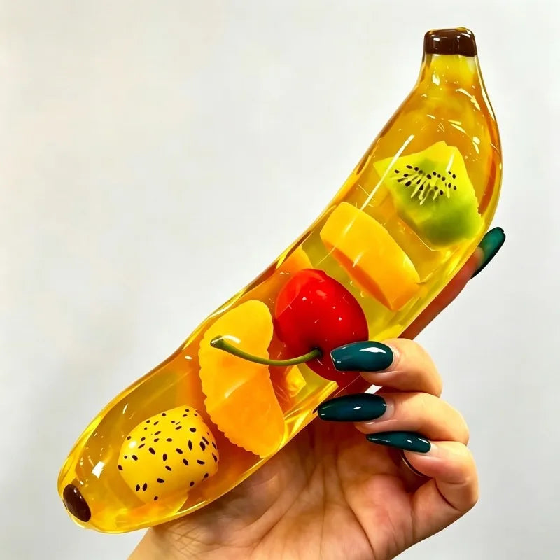Banana jelly squishy toy