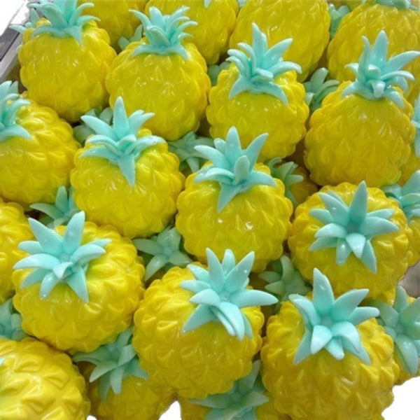 Crunchy Pineapple Stress Ball Fidget Squishy for Pressure Release Party Gifts Stress Relief Slow Rising Desk Accessory for Gifts