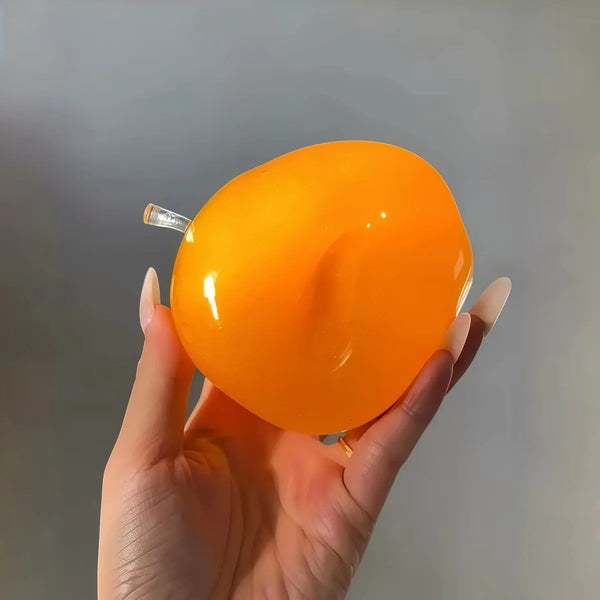 Handmade orange Slushy Squishy Toy Soft Slow Rebound Stress Relief Squeeze Toy Realistic Fruit Simulation Model Adult Gift