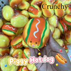 Crunchy hot dog pig squishy ball - view 2