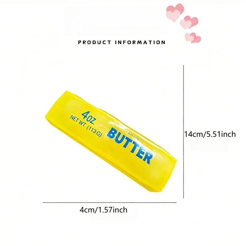 Simulated butter squishy toy - view 5