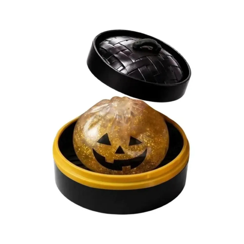 Halloween skeleton and vampire dumpling squishy - view 2