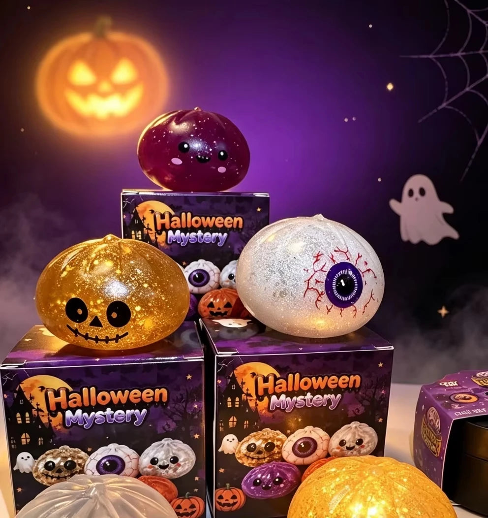Halloween mystery bun squishy blind box