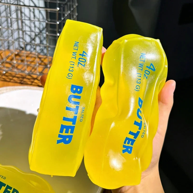 Simulated butter squishy toy - view 4