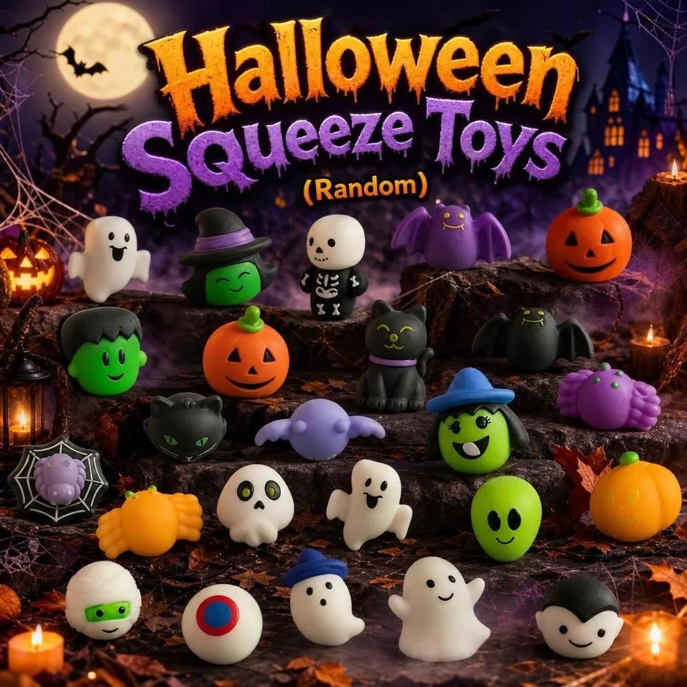 Halloween mini ghost squishy surprise set - detail