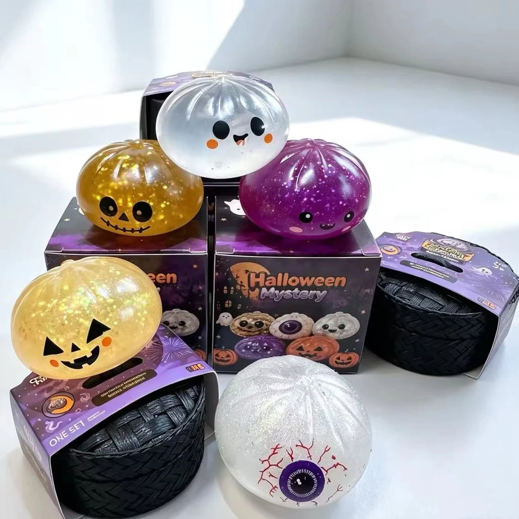 Halloween mystery bun squishy blind box - detail