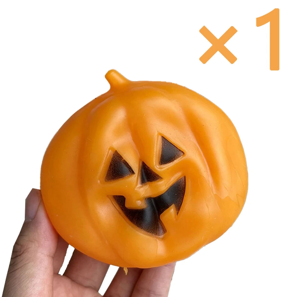 Halloween pumpkin and ghost squishy toy - view 5