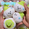 Crunchy garlic squishy stress ball