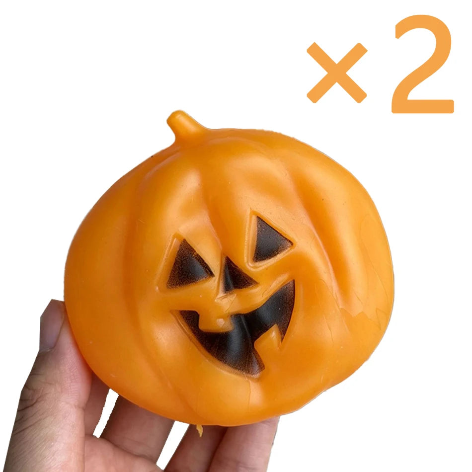 Halloween pumpkin and ghost squishy toy - view 6