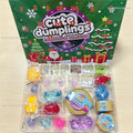 Christmas squishy advent calendar - open view