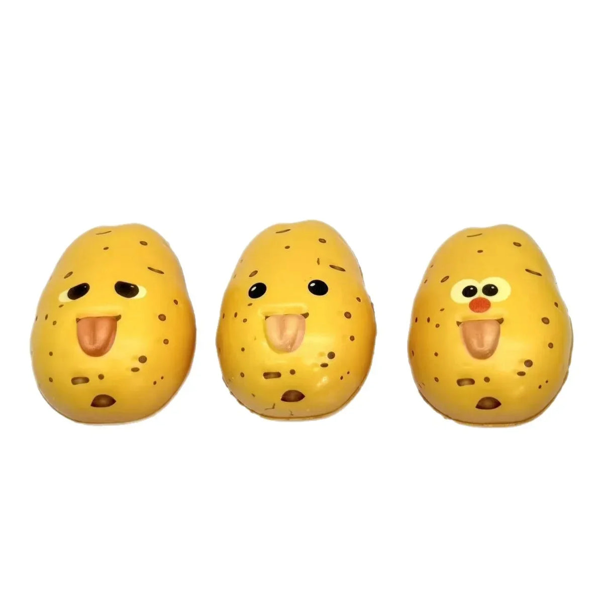 Potato, strawberry and cucumber squishy toys - view 2