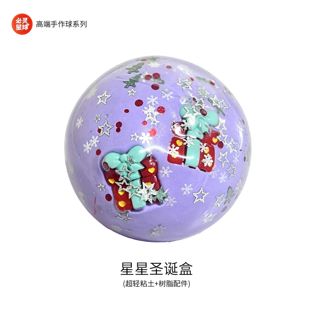 Christmas icy clear squishy ball - view 16