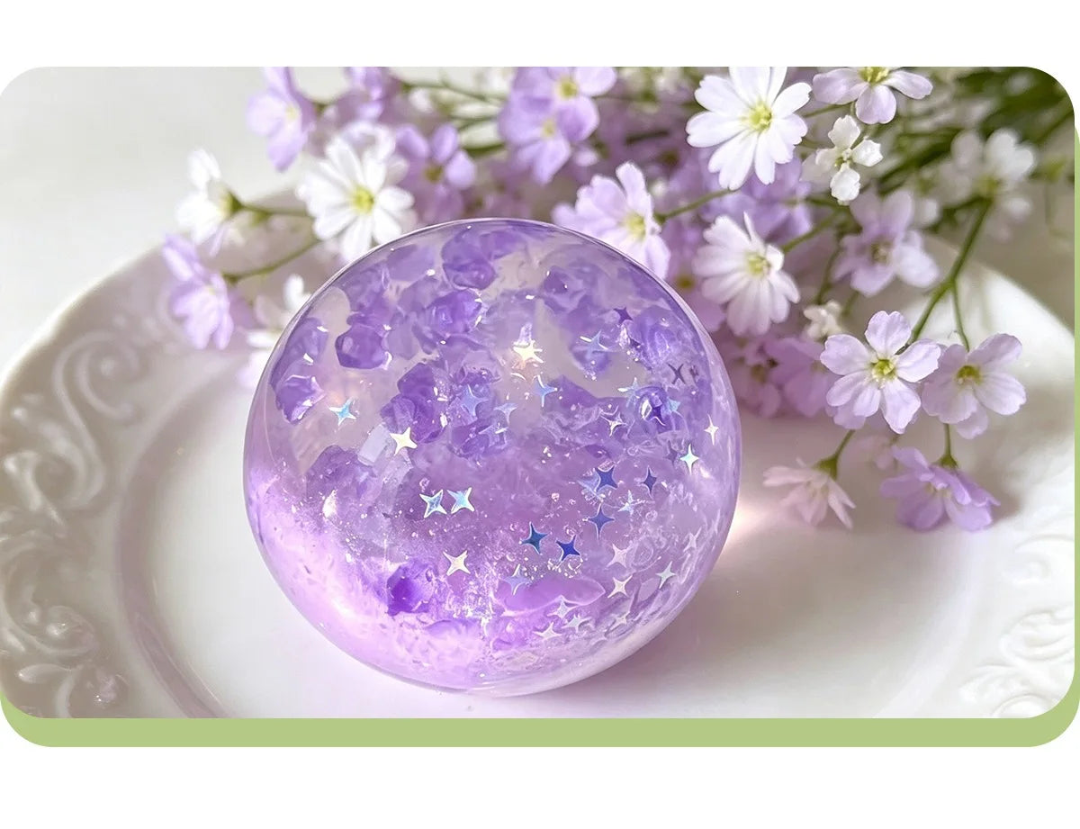Christmas icy clear squishy ball