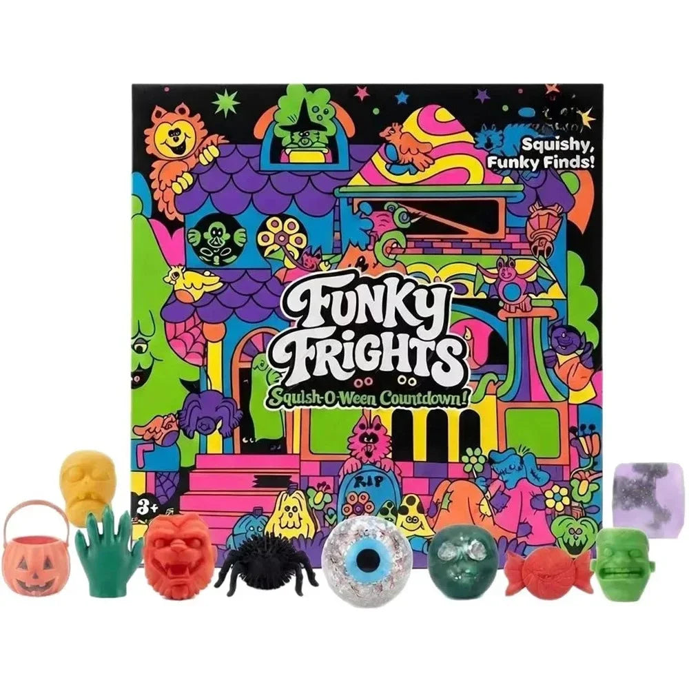 2026 Advent Calendar 24-Day 3D PVC Christmas Countdown Surprise Fidget Squishy Stress Relief Blind Box