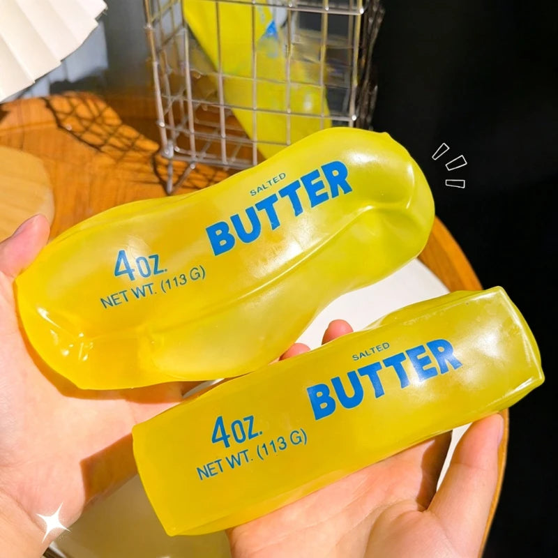 Simulated butter squishy toy