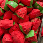 Crunchy watermelon squishy stress ball - detail