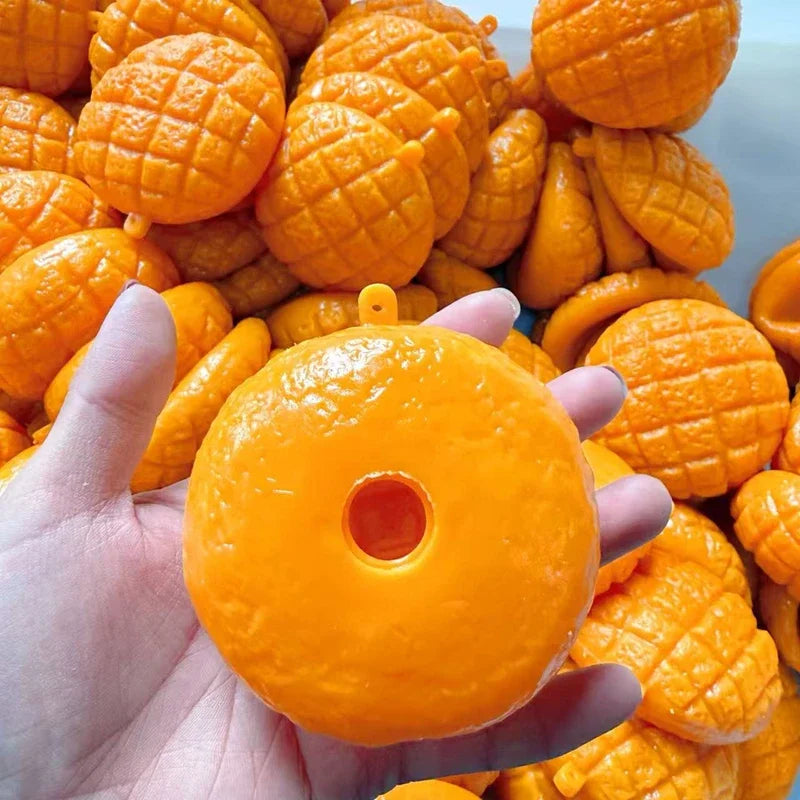 Pineapple bun squishy stress ball - view 2