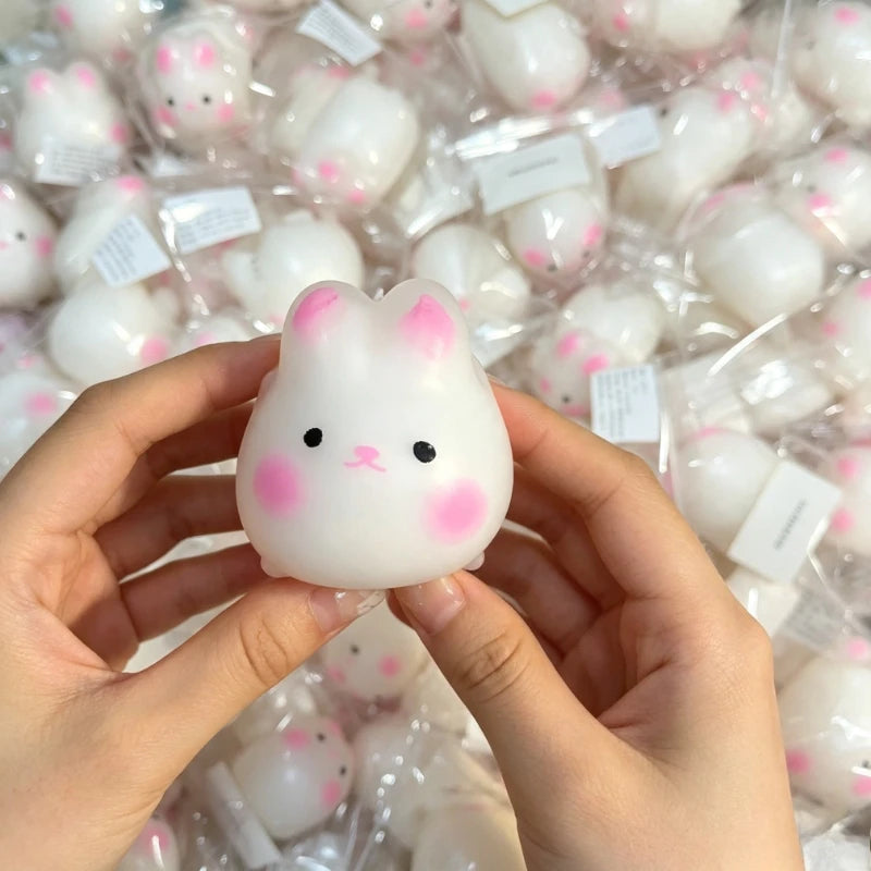 Crunchy pink pig squishy ball - view 15
