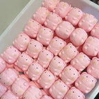 Crunchy pink pig squishy ball - view 4